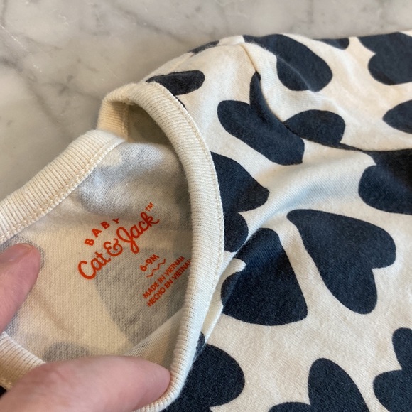 Cat & Jack 6-9m long sleeve dress with bloomers 🖤 - Picture 4 of 6